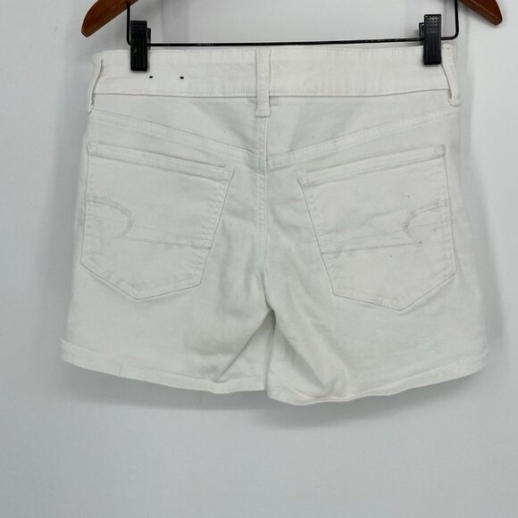 American Eagle AEO  Twill stretchy white shorts - Picture 2 of 12